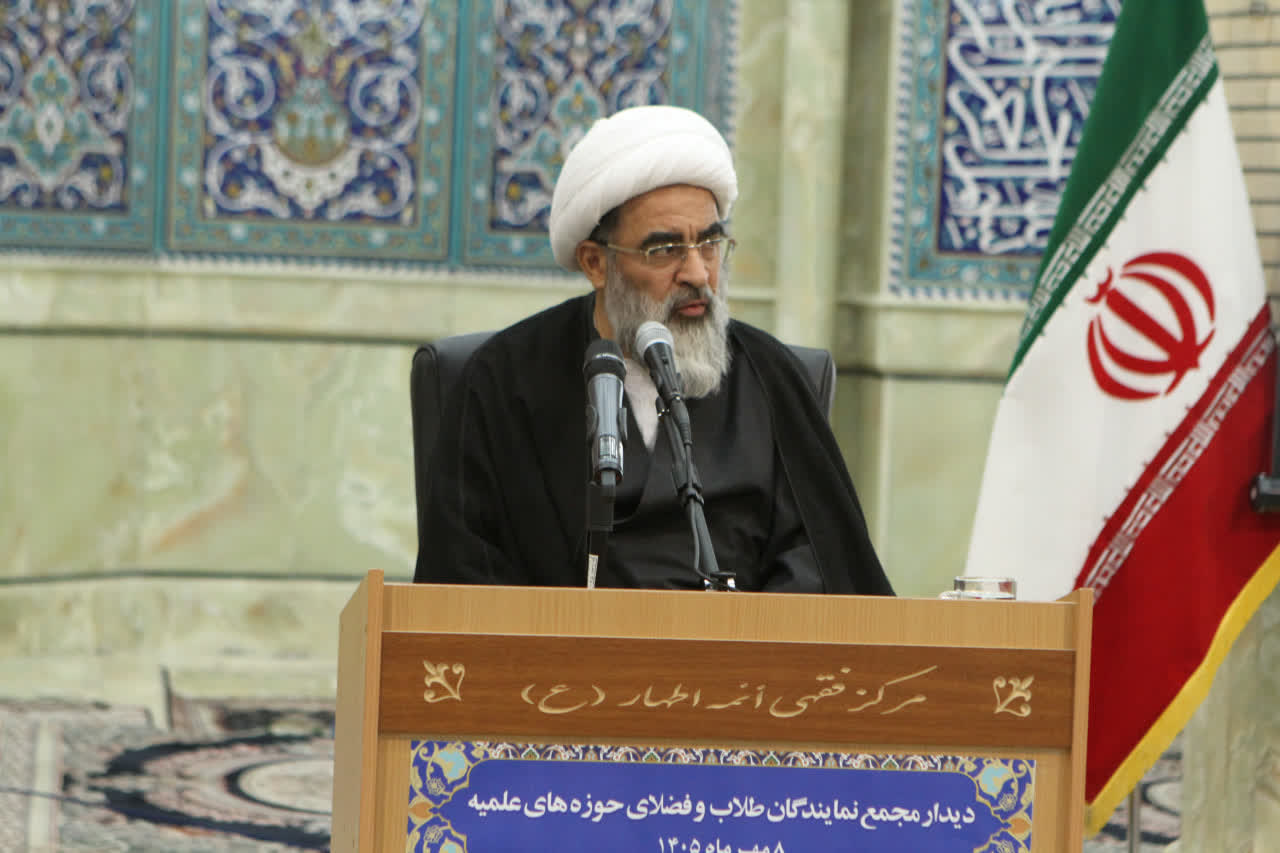 اهم سخنان فقیه مجاهد حضرت آیت‌الله حاج شیخ محمدجواد فاضل لنکرانی ( دام عزه ) در جمع نمایندگان طلاب و فضلای حوزه‌های علمیه